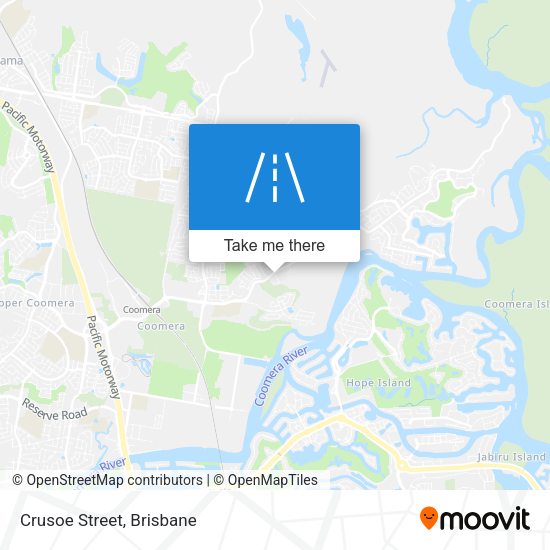 Crusoe Street map