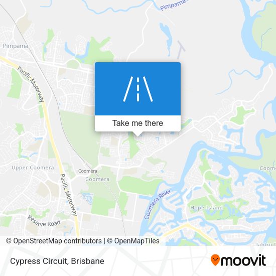Cypress Circuit map