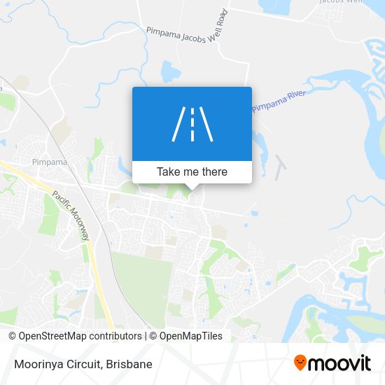 Moorinya Circuit map