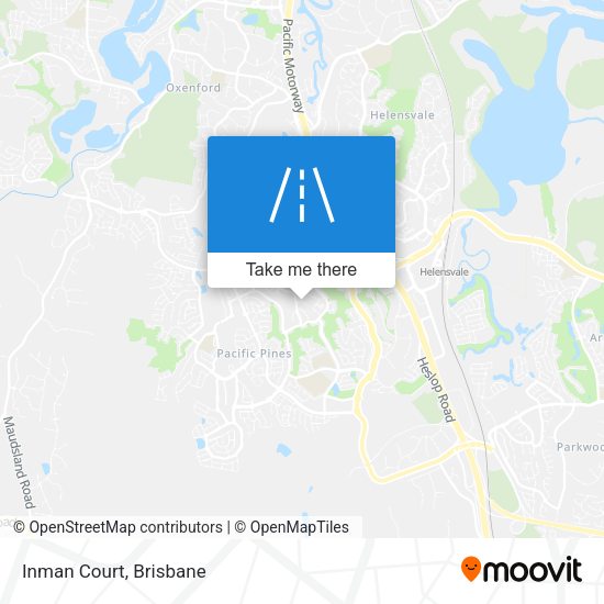Inman Court map