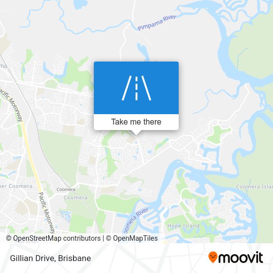 Gillian Drive map