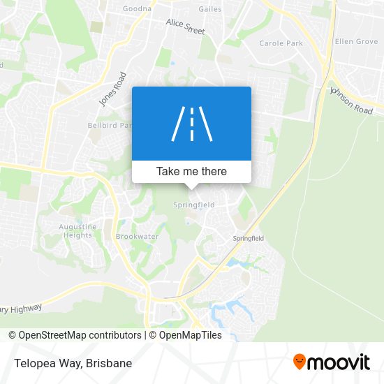 Telopea Way map