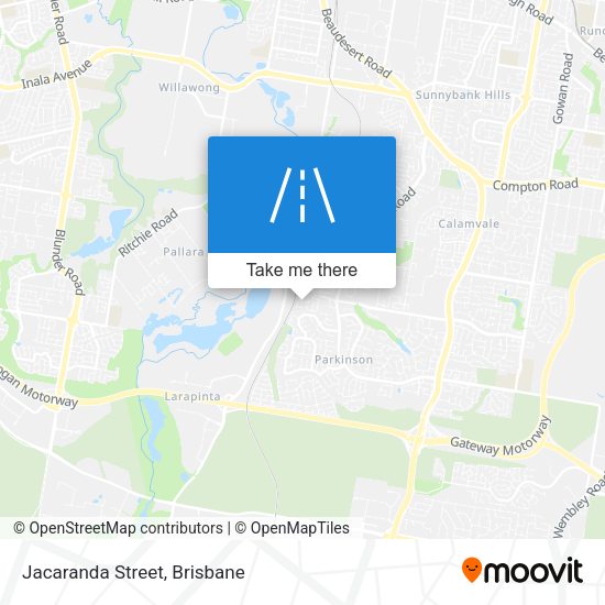 Jacaranda Street map