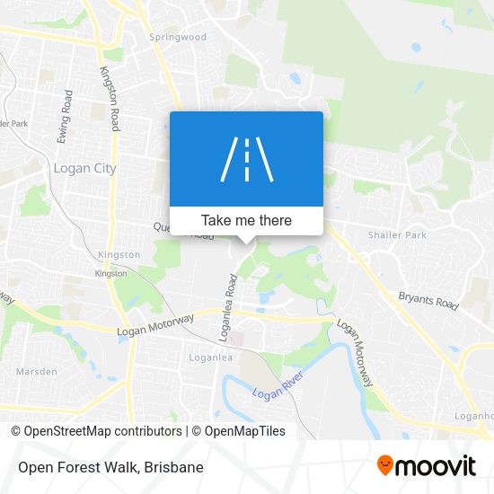 Open Forest Walk map