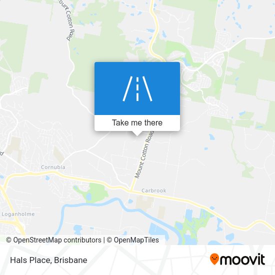 Hals Place map