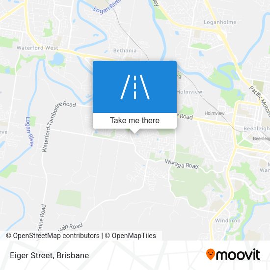 Eiger Street map