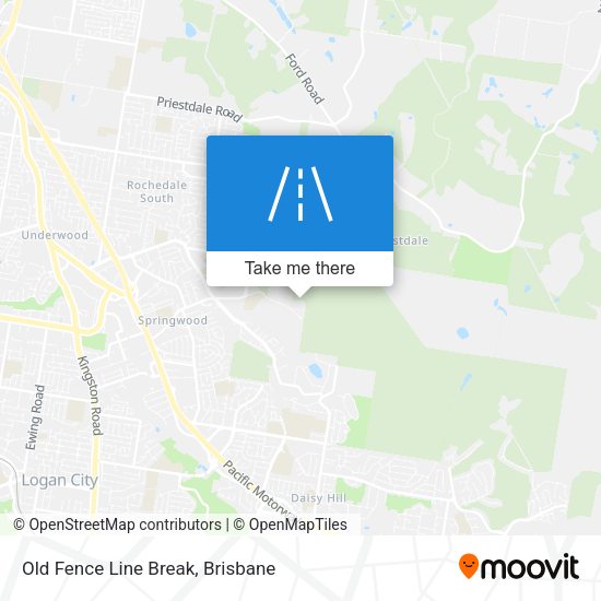 Old Fence Line Break map