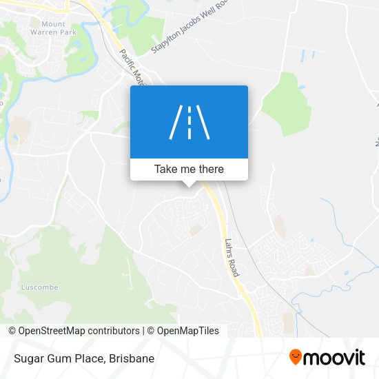 Sugar Gum Place map