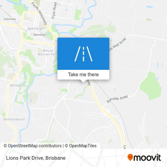 Lions Park Drive map