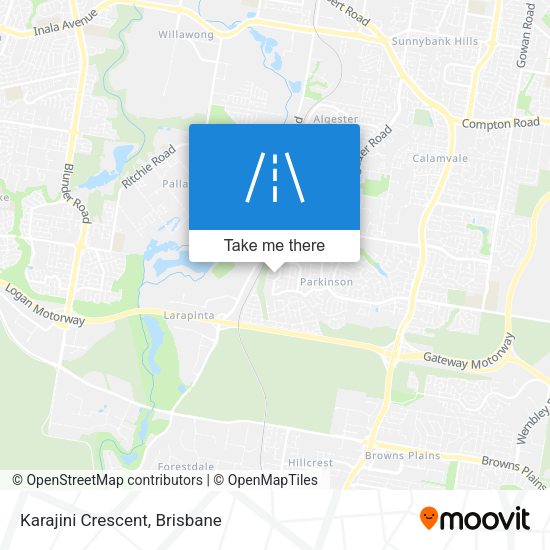 Karajini Crescent map
