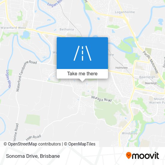 Sonoma Drive map