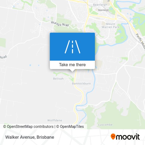 Walker Avenue map