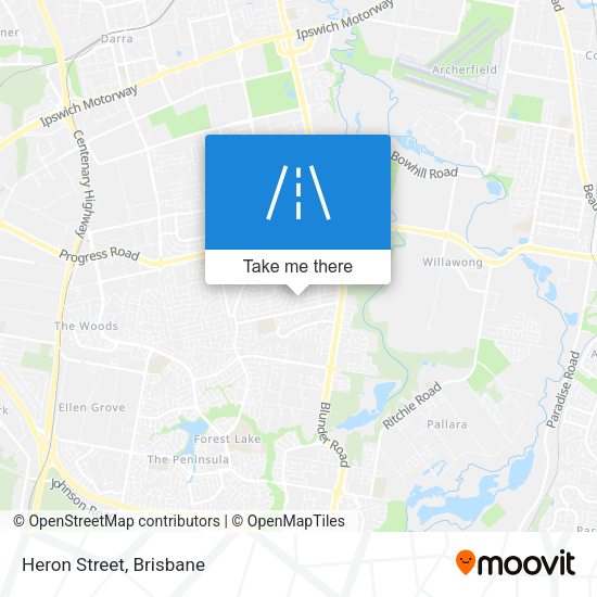 Heron Street map