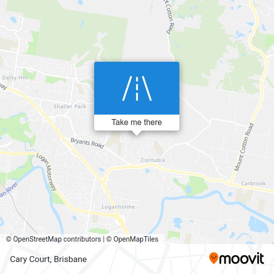 Cary Court map