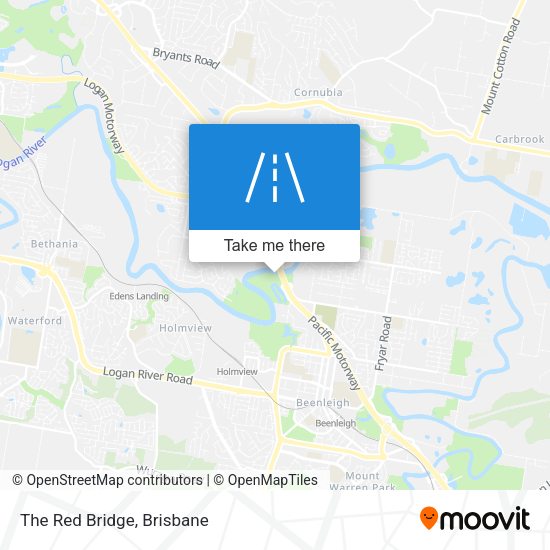 The Red Bridge map