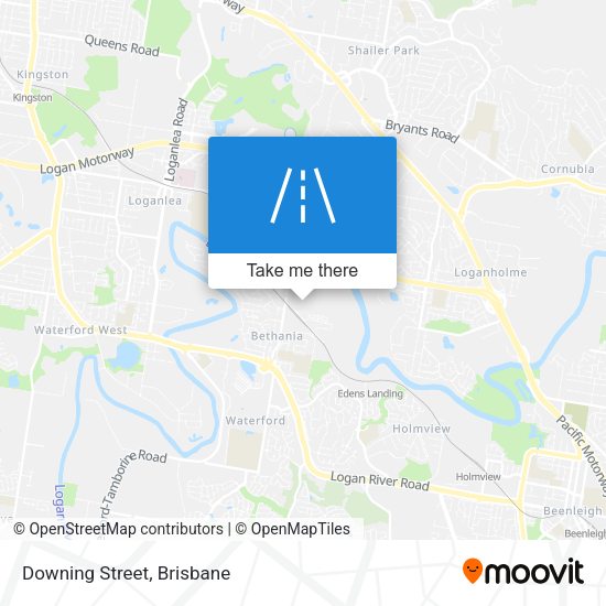 Downing Street map