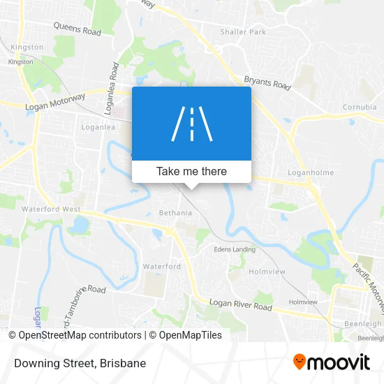 Downing Street map