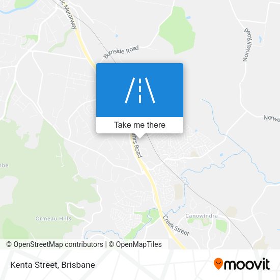 Kenta Street map