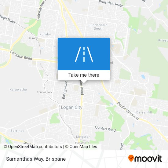 Samanthas Way map