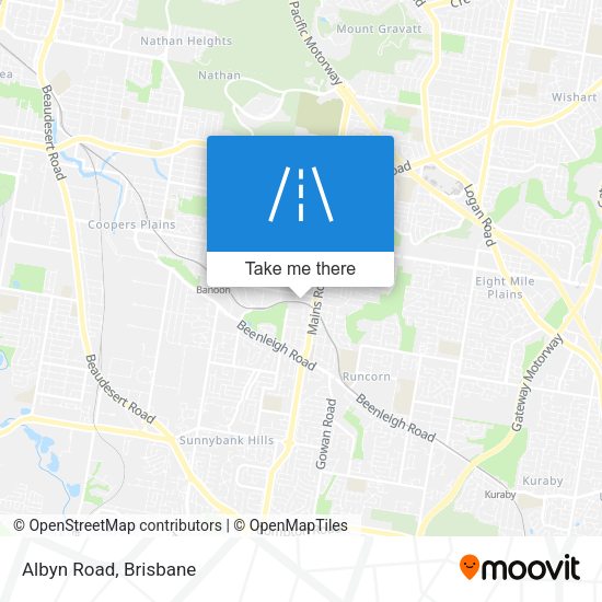 Albyn Road map