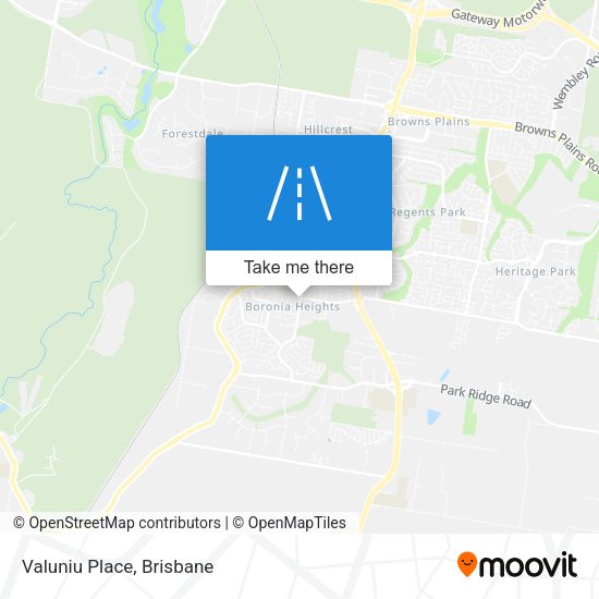 Valuniu Place map