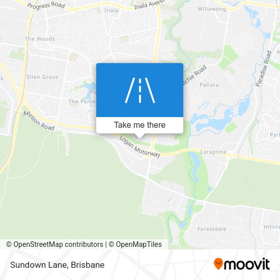 Sundown Lane map