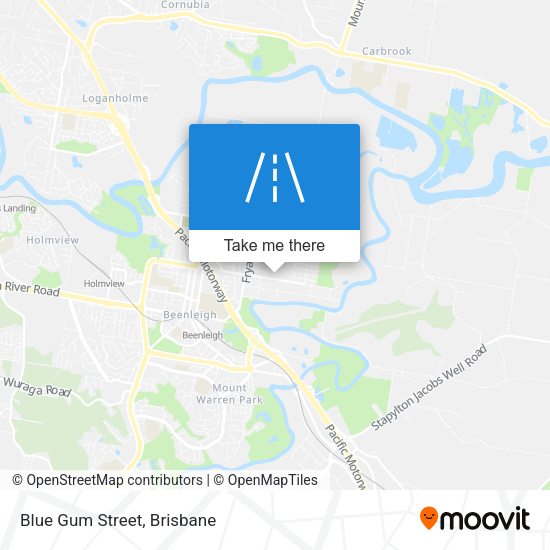 Blue Gum Street map