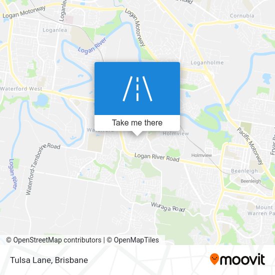 Tulsa Lane map