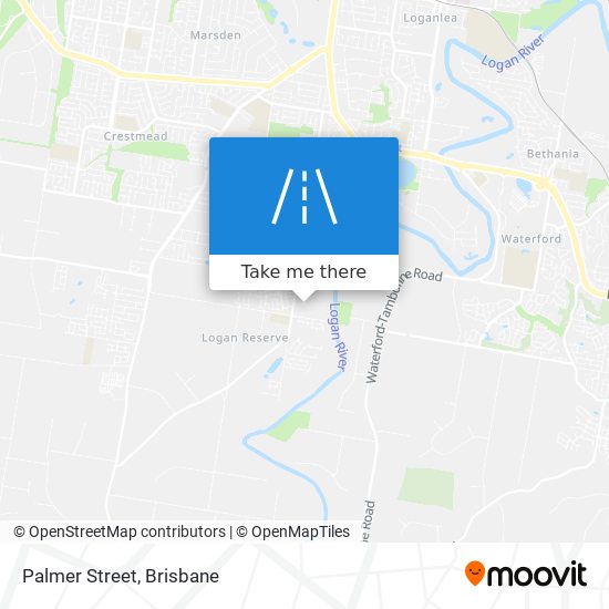 Palmer Street map
