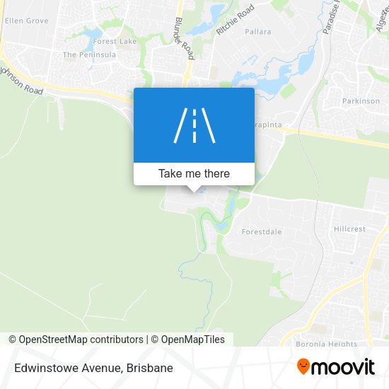 Edwinstowe Avenue map
