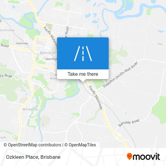 Ozkleen Place map