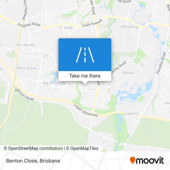 Benton Close map