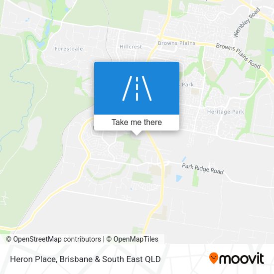 Heron Place map