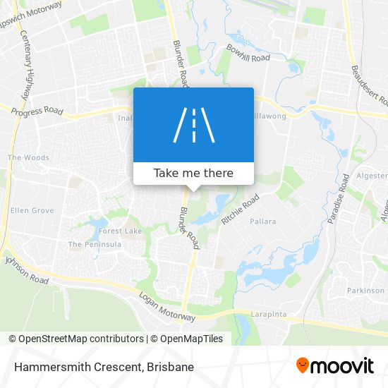 Hammersmith Crescent map