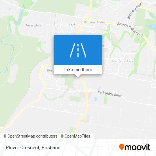 Plover Crescent map