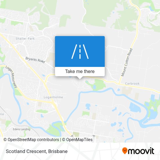 Scotland Crescent map