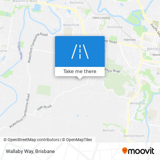 Wallaby Way map