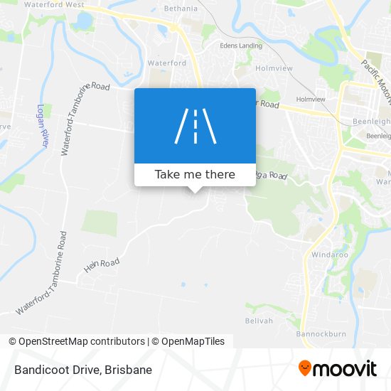 Bandicoot Drive map