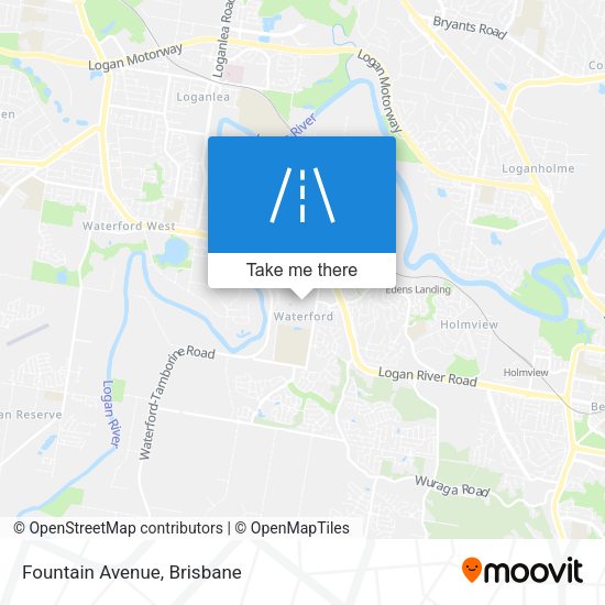 Fountain Avenue map
