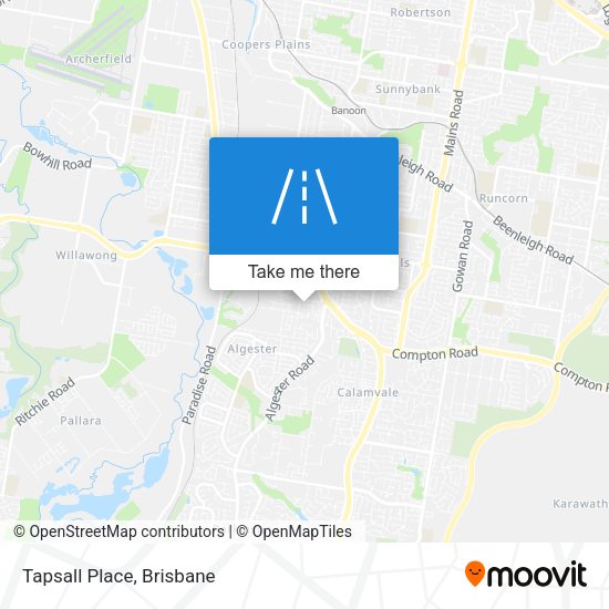 Tapsall Place map