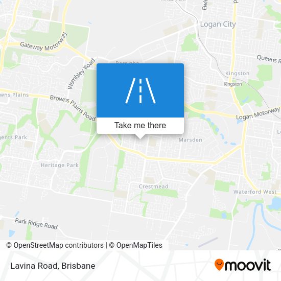 Lavina Road map