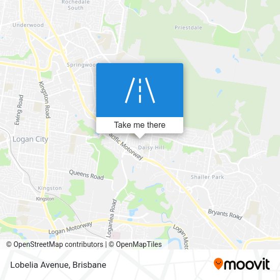 Lobelia Avenue map