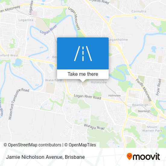 Jamie Nicholson Avenue map