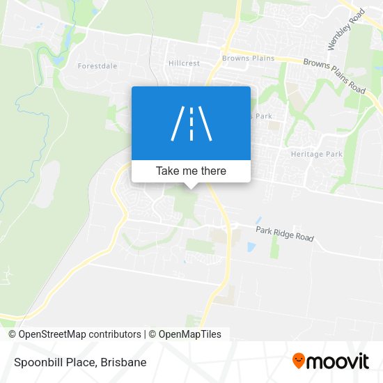 Spoonbill Place map