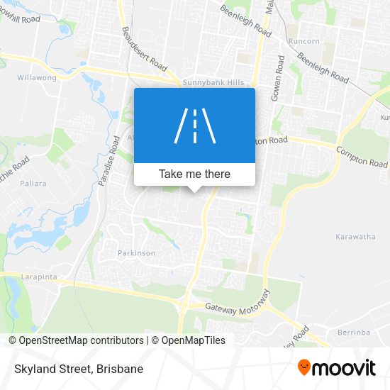 Skyland Street map