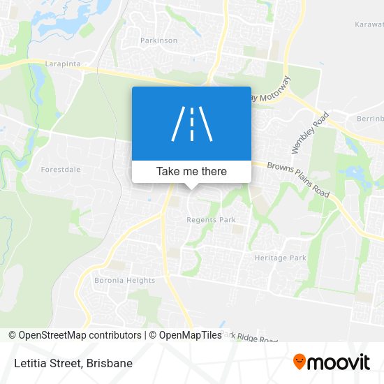 Letitia Street map