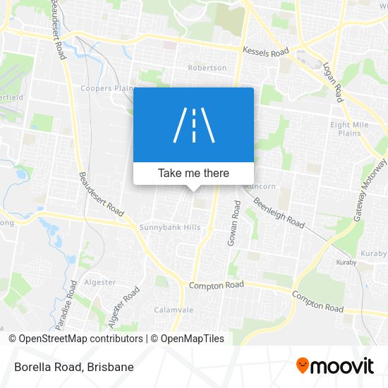Borella Road map