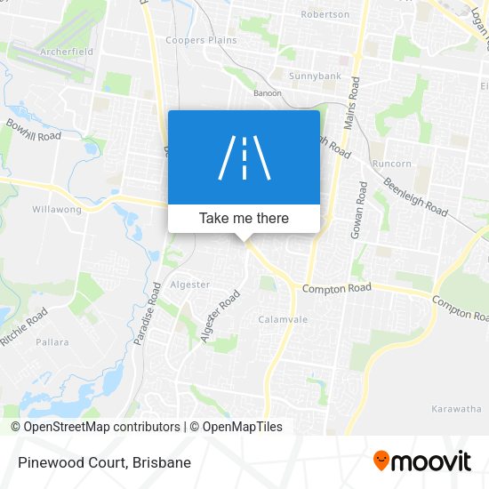 Pinewood Court map