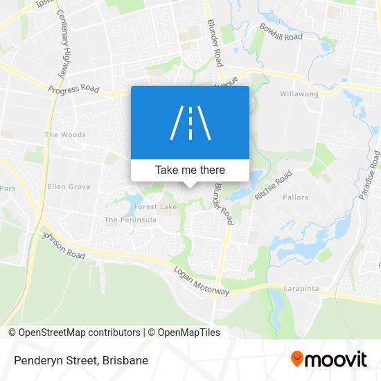 Penderyn Street map
