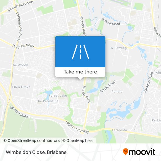 Wimbeldon Close map